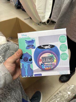 Reloj Despertador Disney Stitch Lexibook
