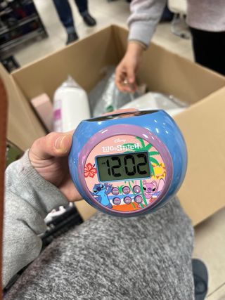 Reloj Despertador Disney Stitch Lexibook