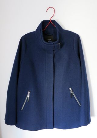 Chaquetón Mango Azul Talla S