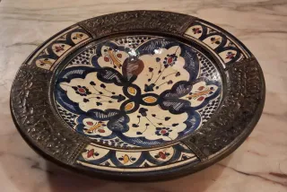 Piatto ceramica Safi Thami Dbica