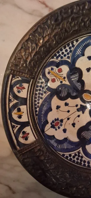 Piatto ceramica Safi Thami Dbica