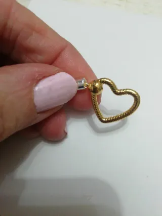 Pulsera Pandora Corazón Dorado