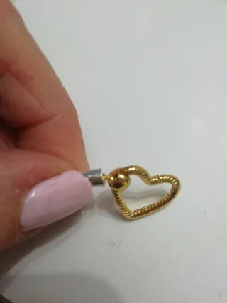 Pulsera Pandora Corazón Dorado