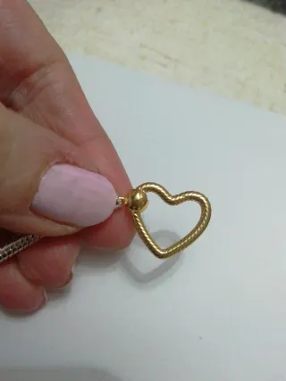 Pulsera Pandora Corazón Dorado