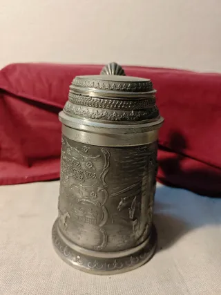 Jarra de cerveza antigua Postillion