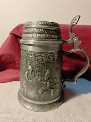 Jarra de cerveza antigua Postillion