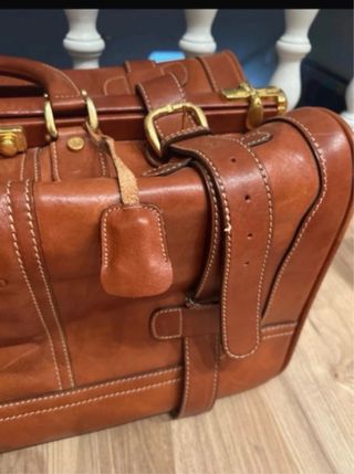 Maleta de mano Olympia Marrón Cuero