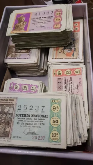Lotería Nacional: Décimos 1967-1971
