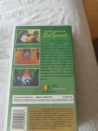 VHS La Gran Aventura de Los Gnomos