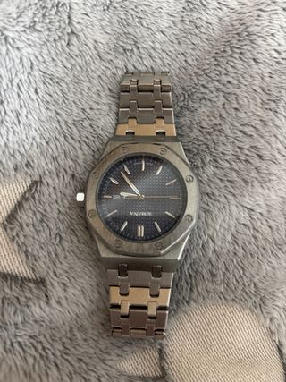 Reloj AIMANA plateado y azul