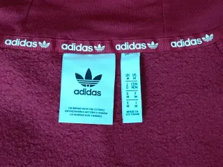 Sudadera Adidas con capucha burdeos Talla M
