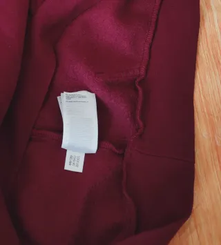 Sudadera Adidas con capucha burdeos Talla M