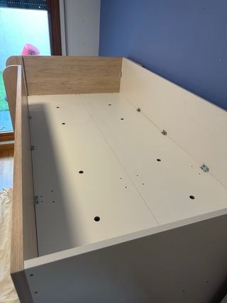Cama tren Evan Leroy Merlin (literas) Con armario