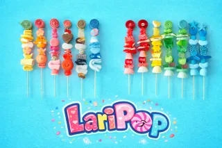 Tartas y conos de golosinas/chucherías.