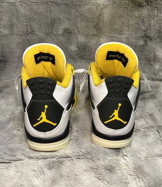 Jordan 4 Vivid Sulfur Giallo/Bianco Come Nuove 40