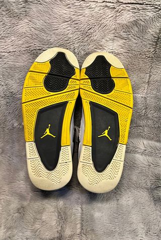 Jordan 4 Vivid Sulfur Giallo/Bianco Come Nuove 40