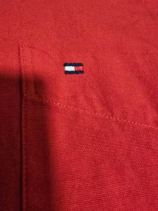 Camisa Tommy Hilfiger Roja Talla XXL