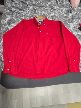 Camisa Tommy Hilfiger Roja Talla XXL