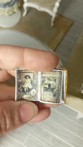 Libro miniatura 1:12 Shabby Chic