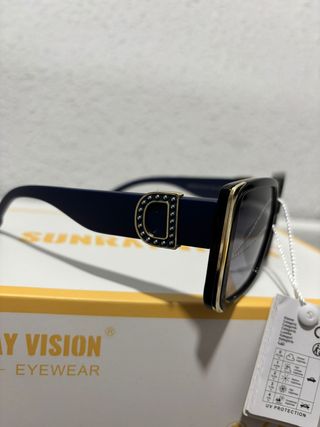 Gafas de sol VISION negras y doradas