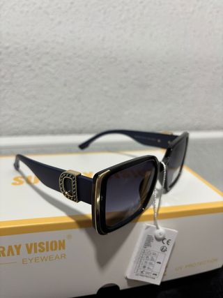 Gafas de sol VISION negras y doradas