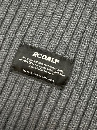 Sciarpa Ecoalf spessa grigia unisex uomo donna