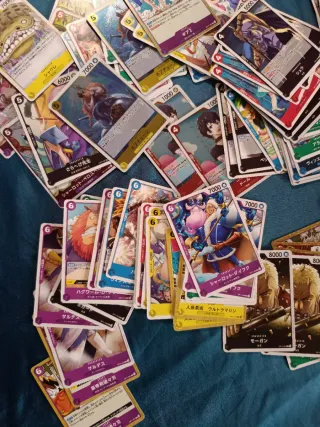 Lotto Carte One Piece Giapponesi Originali