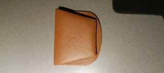 Monedero de piel auténtica – varios colores