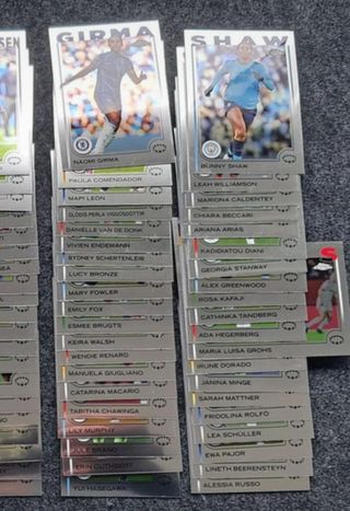 Set 1-100 Chrome UEFA Champions League Women's2025