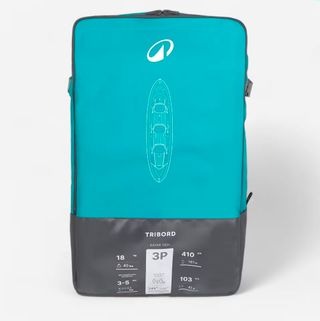 Canoa-kayak gonfiabile 2-3 posti azzurra