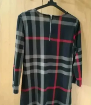 Vestido de Invierno a Cuadros