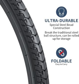 2 Pneumatici Pieghevoli da 24 Pollici
