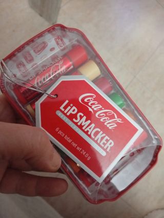 Set Bálsamos Labiales Lata Coca-Cola