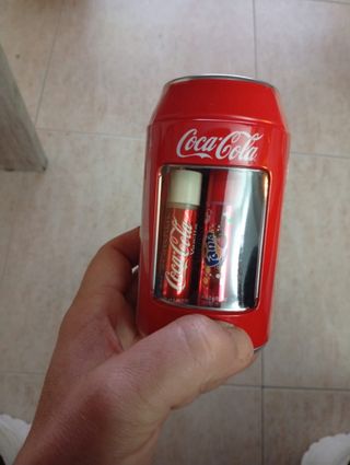 Set Bálsamos Labiales Lata Coca-Cola