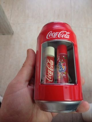 Set Bálsamos Labiales Lata Coca-Cola