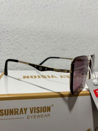 Gafas de sol SunVision doradas y lila