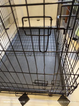 Jaula Perros Plegable Feandra XXL Negra