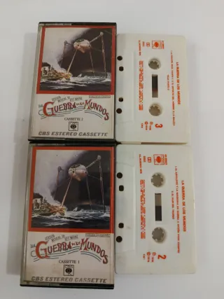 La Guerra de los Mundos Jeff Wayne Cinta Cassette