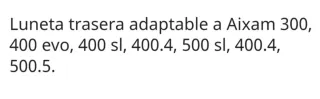 Luneta o Luna trasera Aixam 300 400 evo/500 500.4