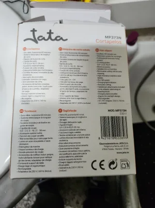 Cortapelos Jata MP373N Azul y Plateado