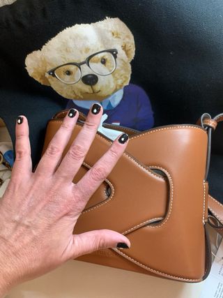 Bolso marrón de cuero