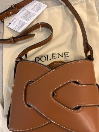 Bolso marrón de cuero