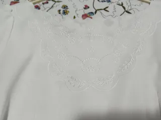 Vestido blanco con encaje