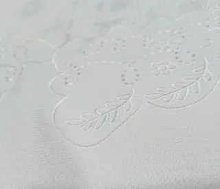 Vestido blanco con encaje