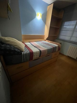 Cama nido con 4 cajones i segunda cama debajo
