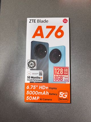 ZTE Blade A76 5G 128GB 4GB RAM Negro