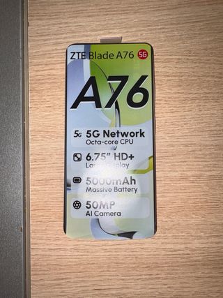 ZTE Blade A76 5G 128GB 4GB RAM Negro