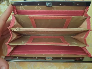 Portafoglio Louis Vuitton Fucsia Vernice