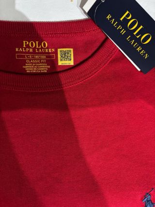 Sudadera Polo Ralph Lauren Roja Original