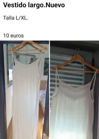 Vestido largo talla L/XL